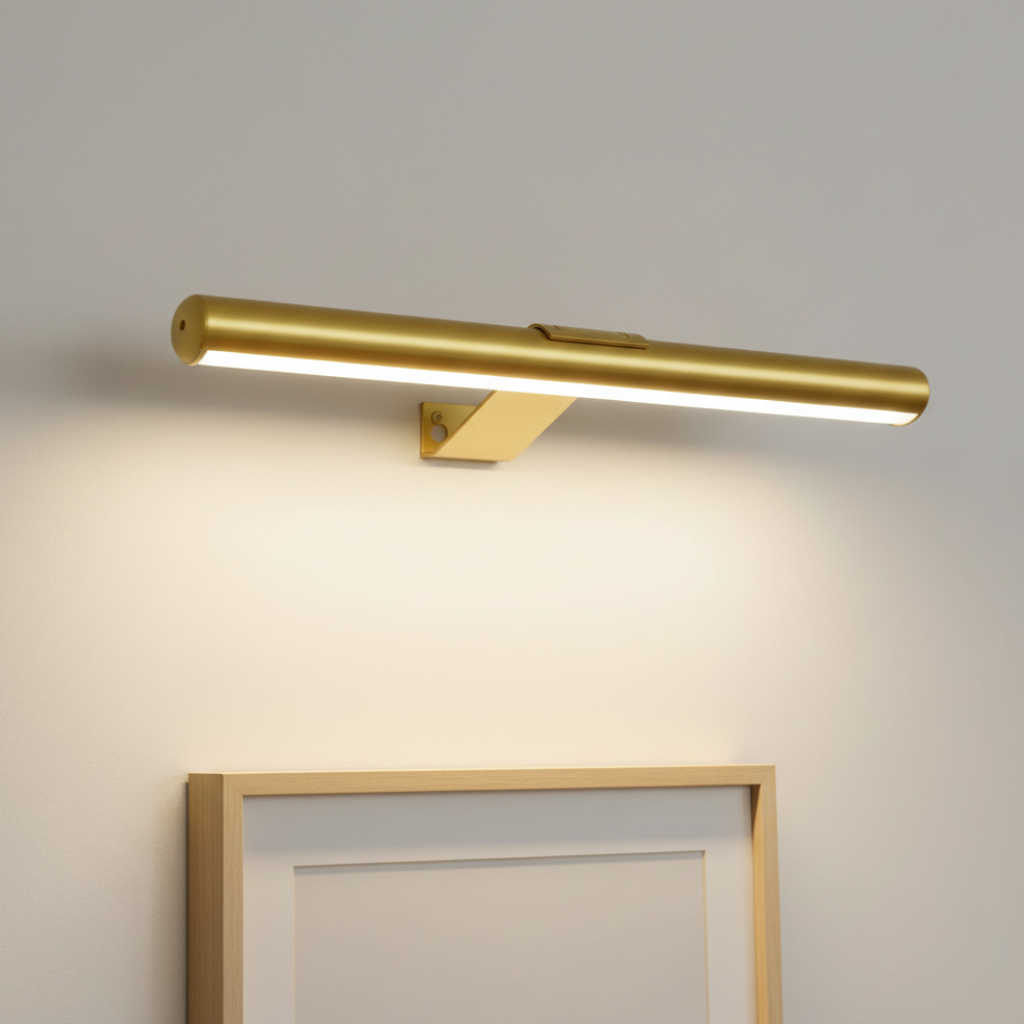 Rotating Magnetic Rechargeable Wire-Free Artwork Display Wall Light