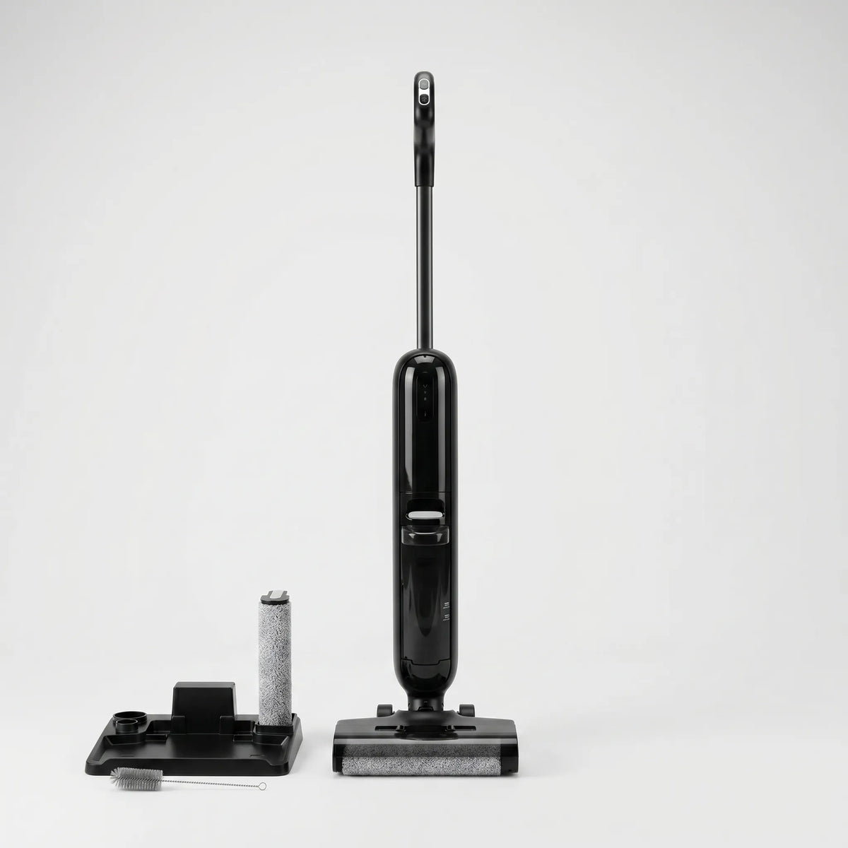 Self-Propelled Reclining Cordless Wet-Dry Vacuum Cleaner With Anti-Tangle Roller