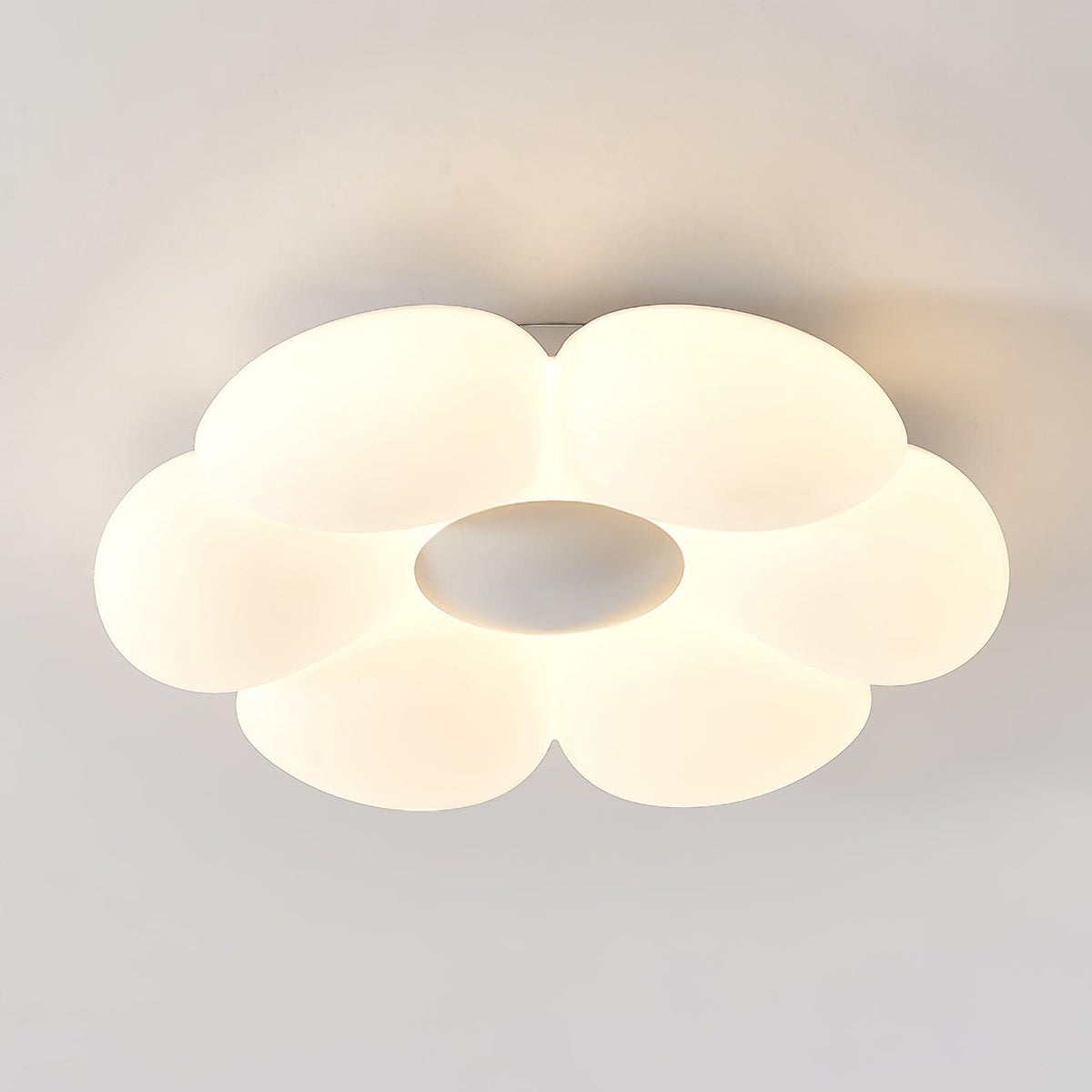 Floral Shape Adjustable Color Temperature Kids Room Flush Mount Ceiling Light