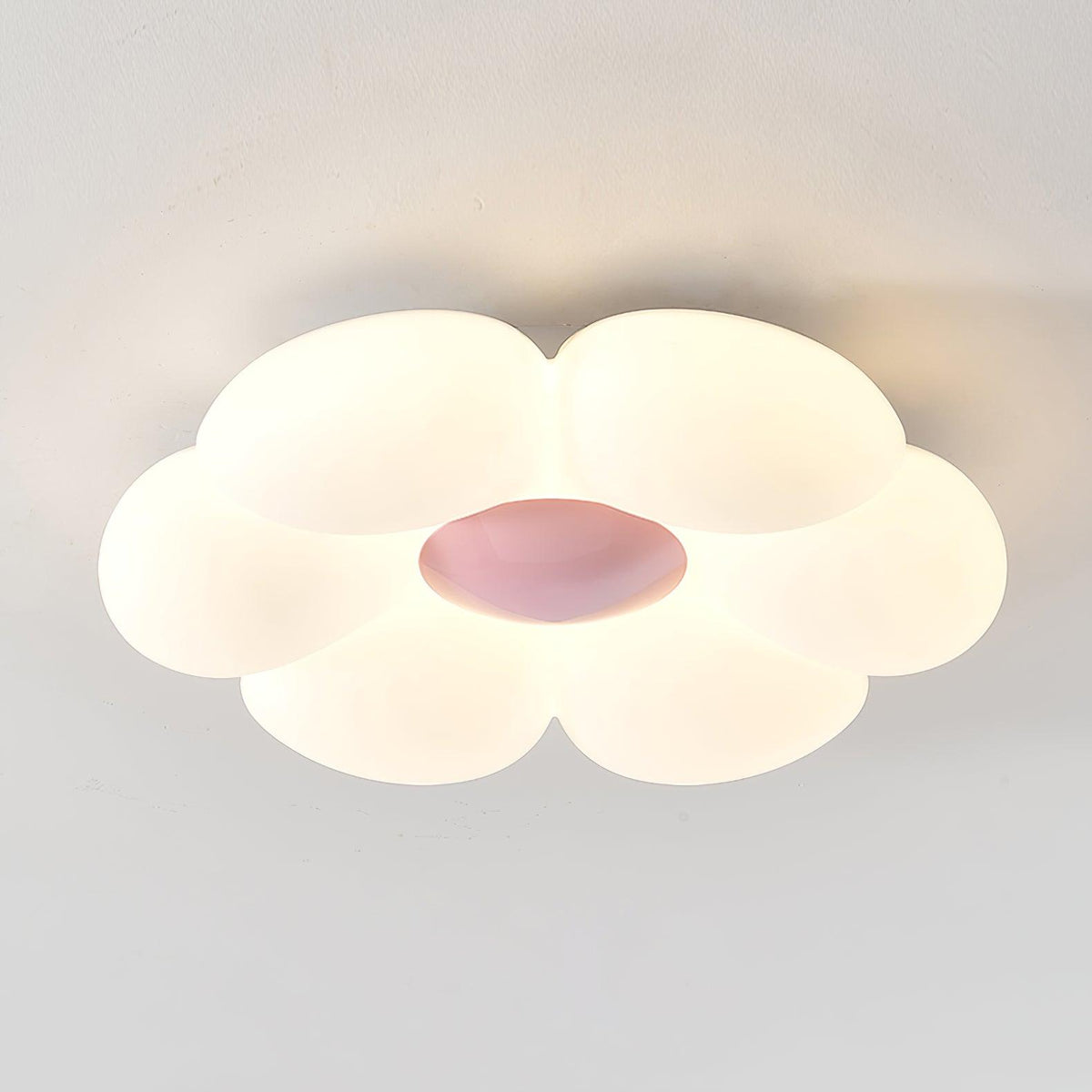 Floral Shape Adjustable Color Temperature Kids Room Flush Mount Ceiling Light