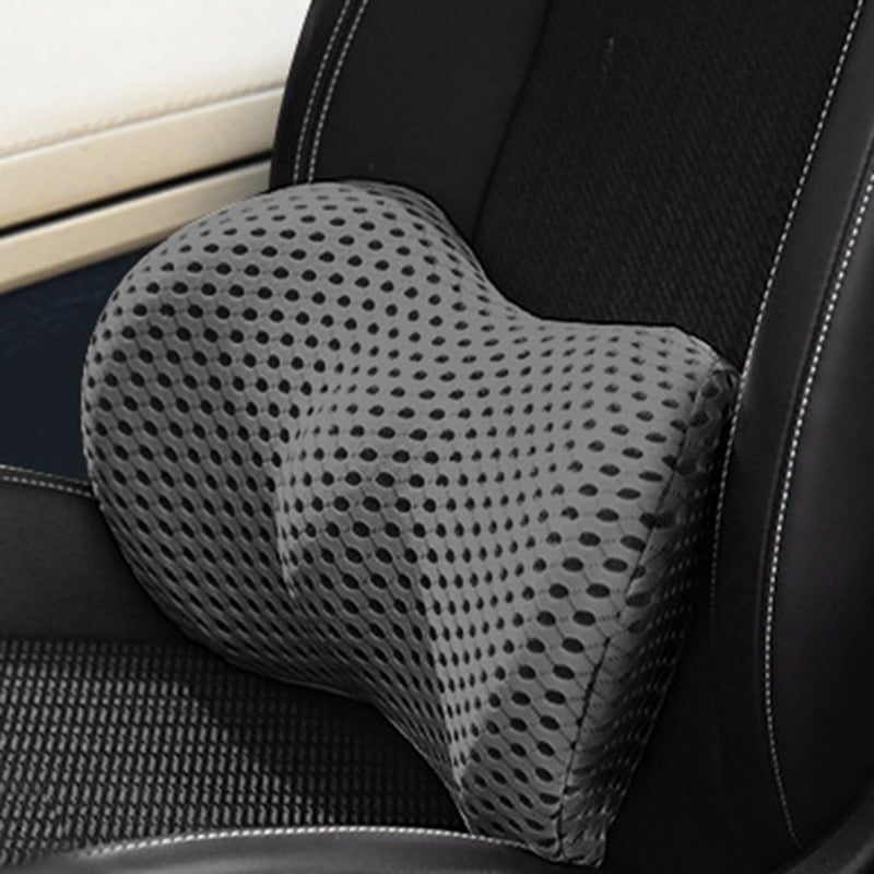 Ergonomic Contoured Memory Foam Adjustable Strap Lumbar Support Pillow