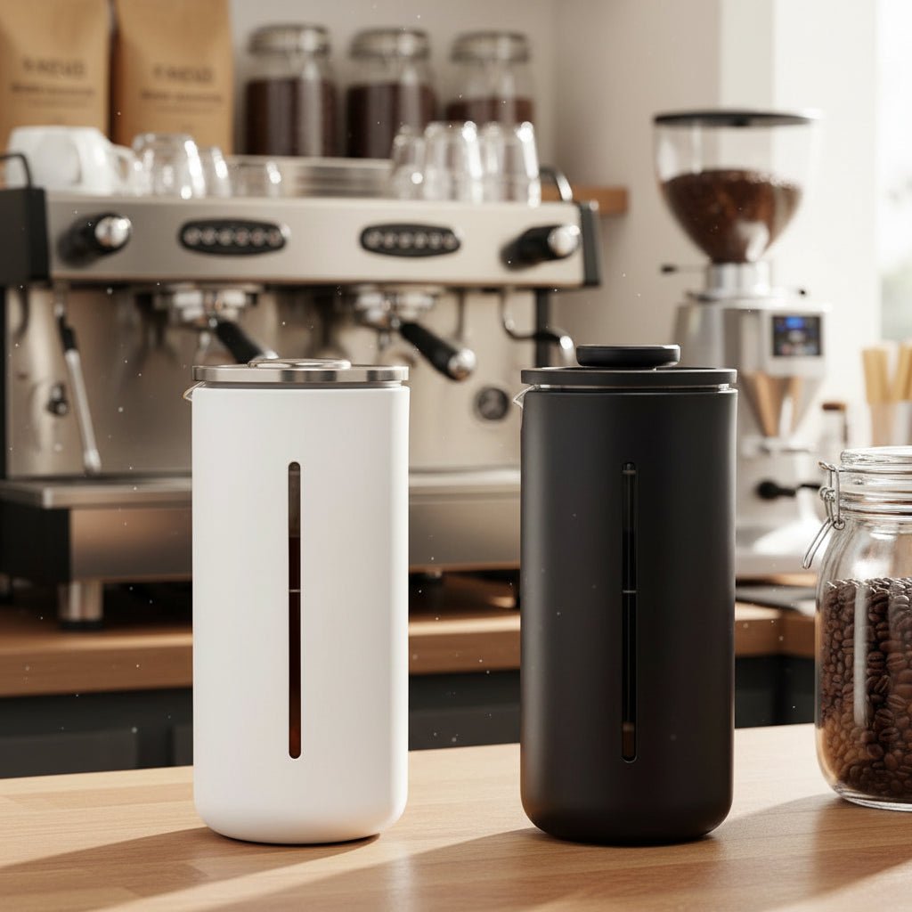 Compact Lightweight Portable French Press Coffee Maker With Stainless Steel Filter