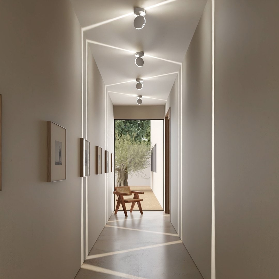 Adjustable Minimalist Matte Finish Ceiling Light Fixture Indoor Spotlight