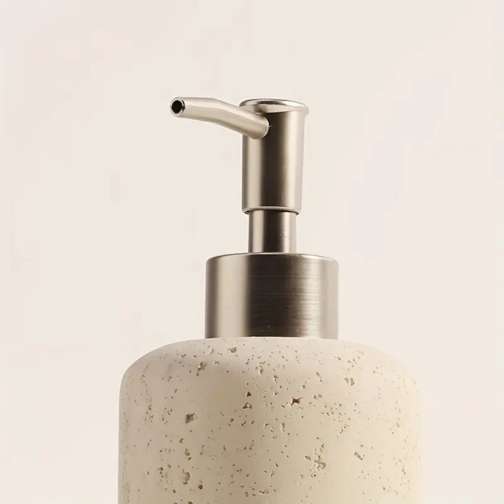 Marble Effect Resin Refillable Bathroom Soap Dispenser