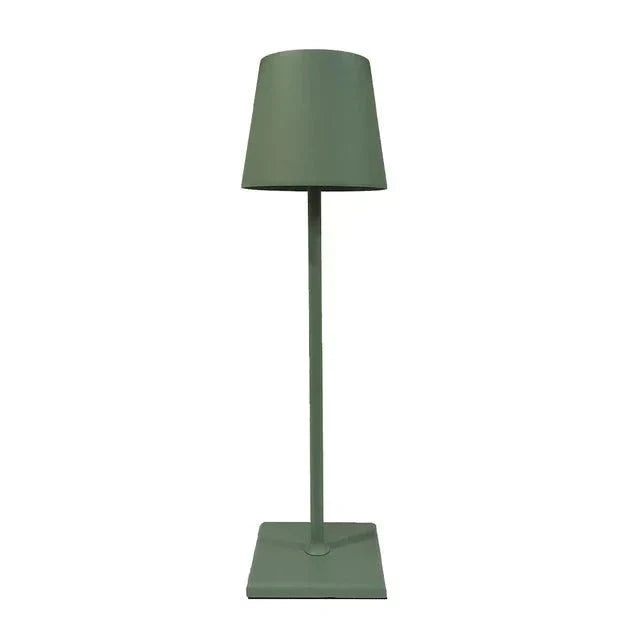 Modern Aluminum Metallic Rechargeable Touch Dimmable Cordless Table Lamp