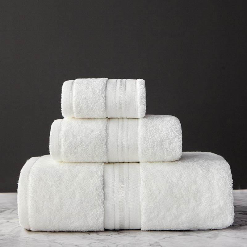 Soft Dense Weave Egyptian Cotton Bath Towel Set