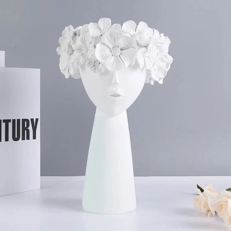 Handmade Artistic Resin Multifunctional Storage Vase Planter