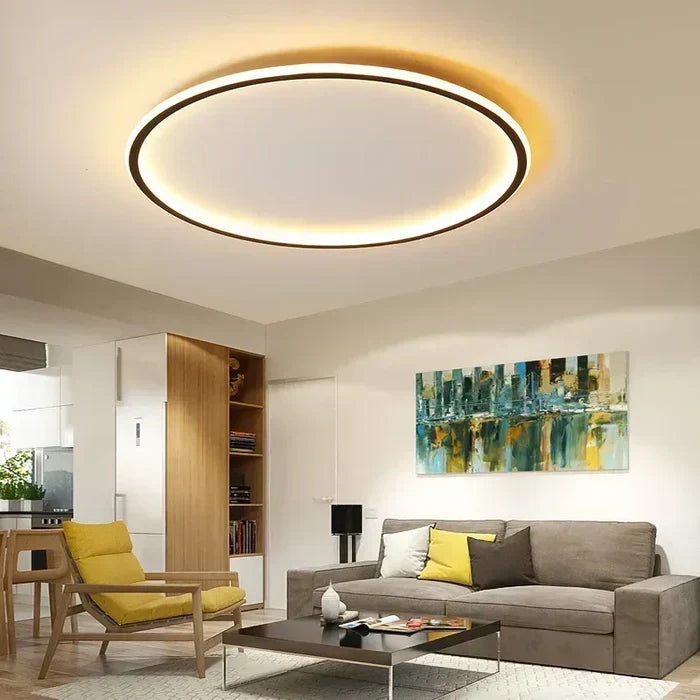 Scandinavian Round Metal Glass Sphere Ceiling Light
