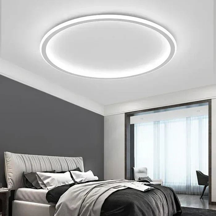 Scandinavian Round Metal Glass Sphere Ceiling Light