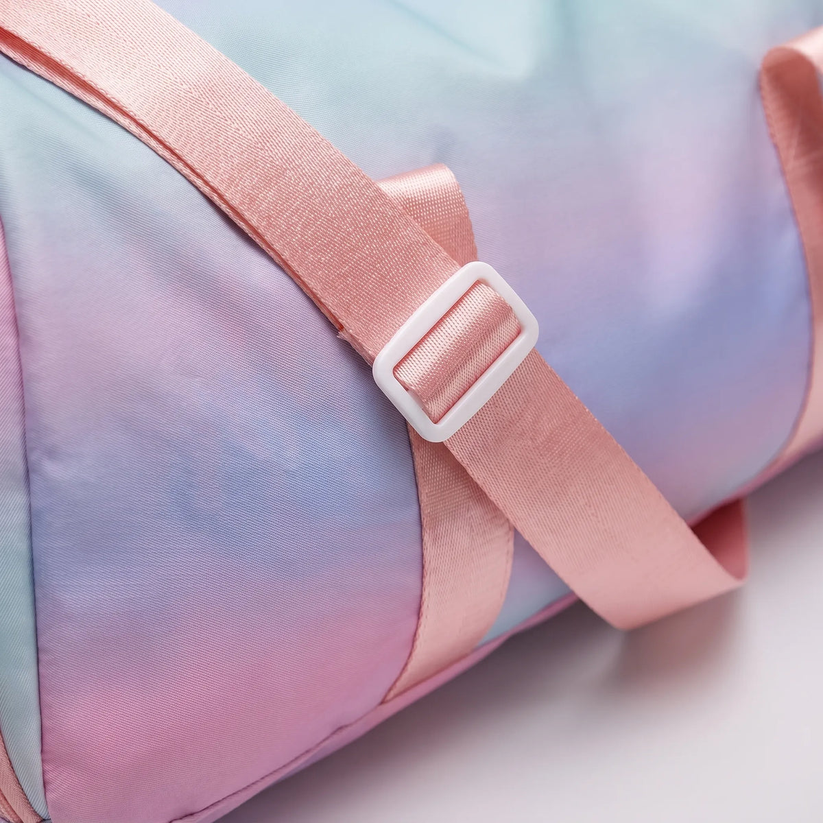 Lightweight Oxford Fabric Shoe Compartment Gym Duffel Shoulder Bag