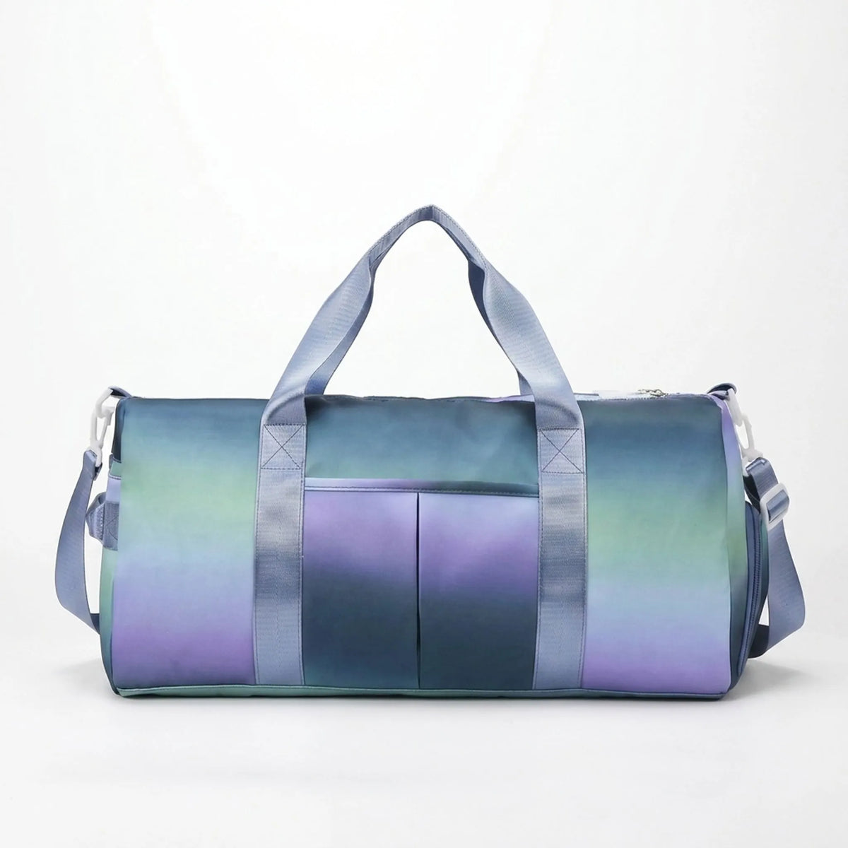 Lightweight Oxford Fabric Shoe Compartment Gym Duffel Shoulder Bag