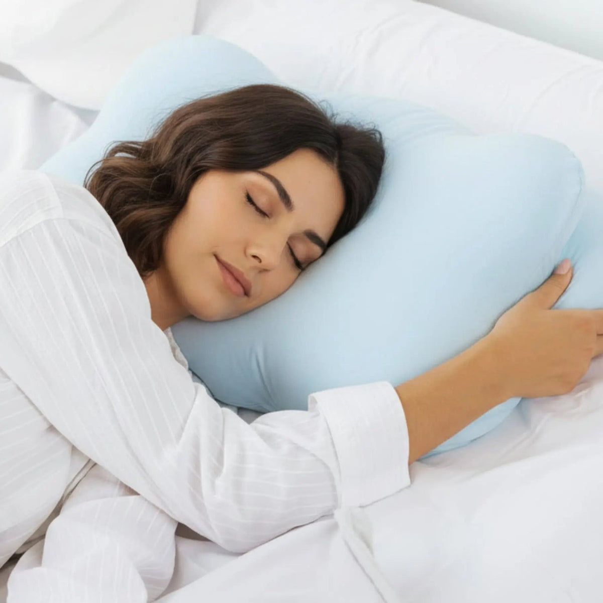 Adjustable Fill Dual Height Memory Foam Alignment Pillow