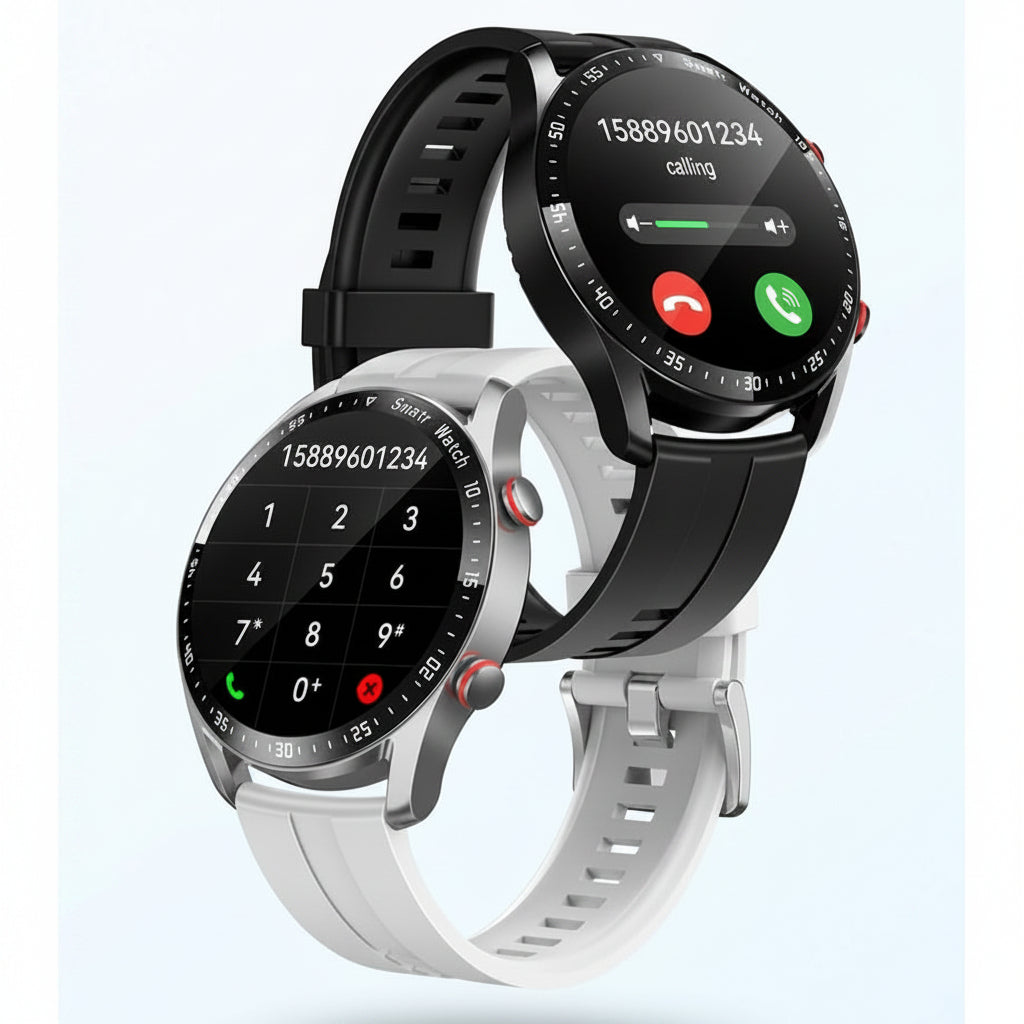 Water-Resistant Bluetooth Heart Rate Monitoring Activity Tracker Smartwatch