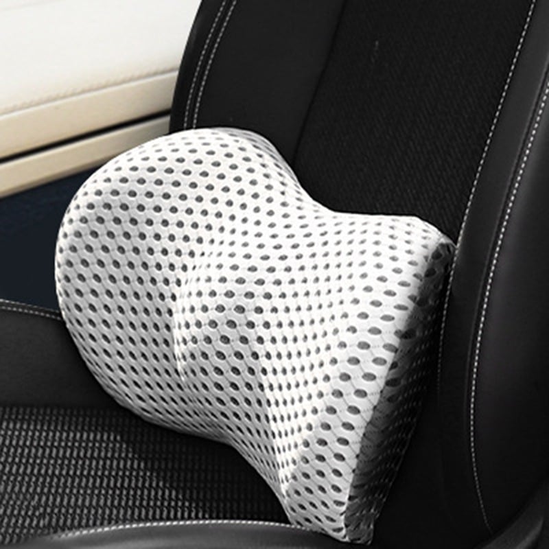 Ergonomic Contoured Memory Foam Adjustable Strap Lumbar Support Pillow