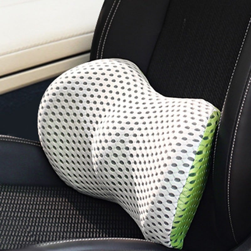 Ergonomic Contoured Memory Foam Adjustable Strap Lumbar Support Pillow