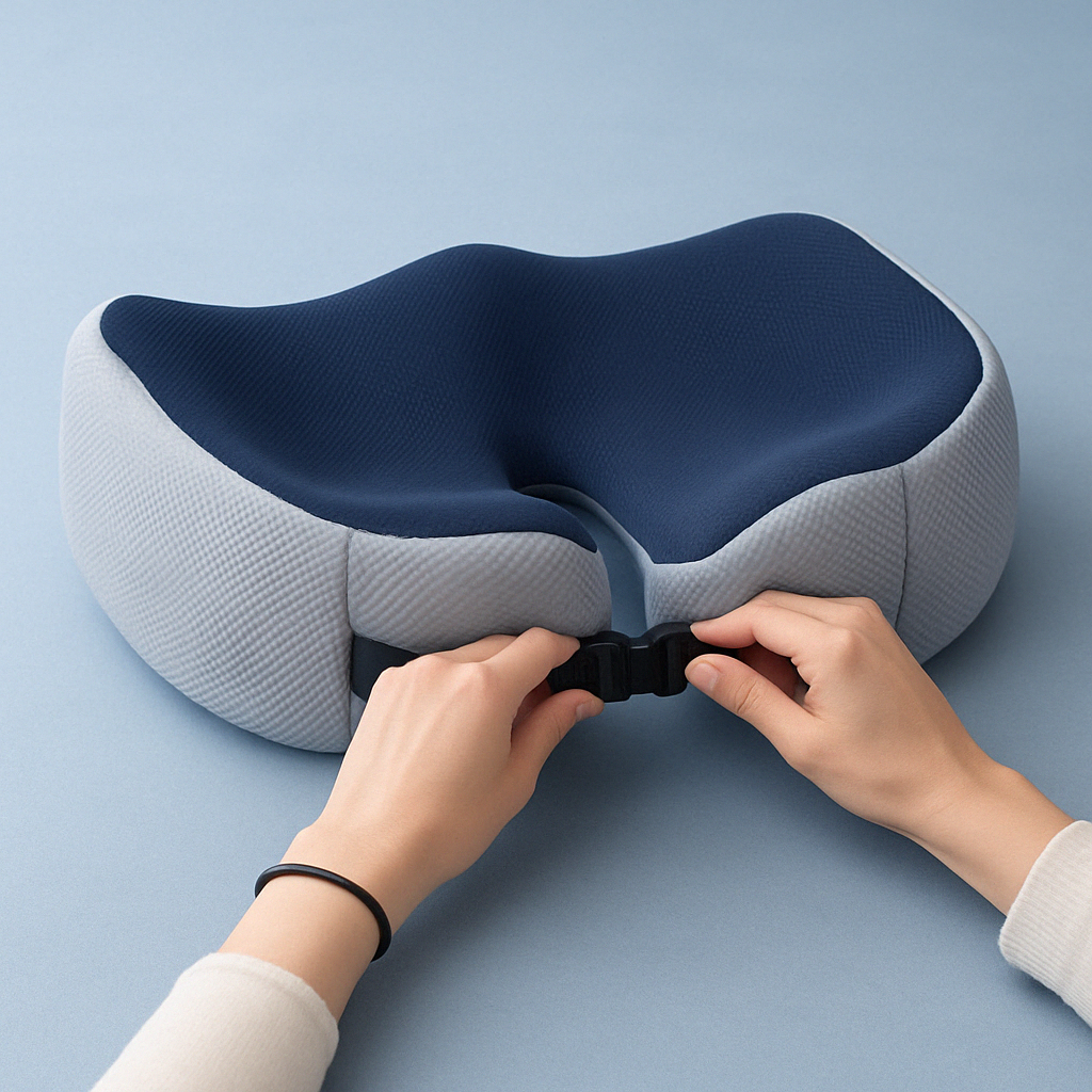 Ergonomic Orthopedic Memory Foam Adjustable Support Seat Cushion