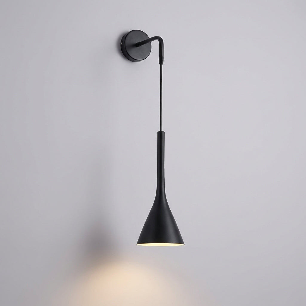 Minimalist Scandinavian Resin Aluminum Adjustable Cord Wall Light