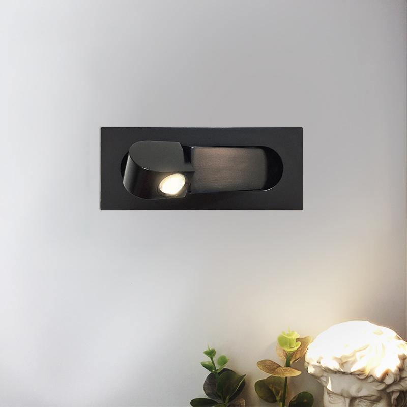 Minimalist Foldable Arm Adjustable Aluminum Reading Wall Light