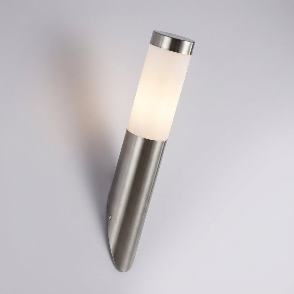 Sleek Stainless Steel Motion Sensor Outdoor Wall Light