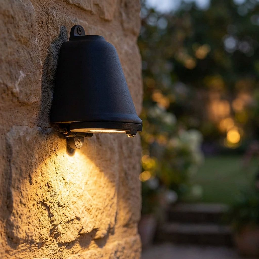 Slim Compact Metal Weatherproof Outdoor Wall Light