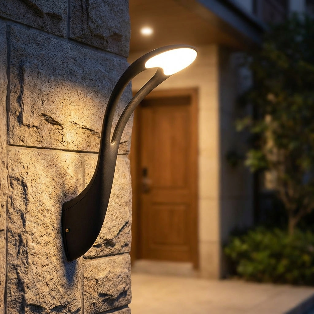 Sleek Weather Resistant Aluminum Outdoor Wall Light