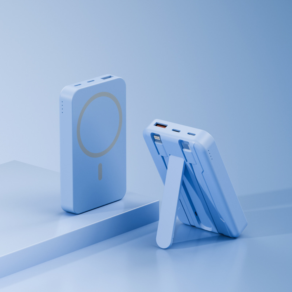 Magnetic Stand Fast Charging Wireless Portable Power Bank