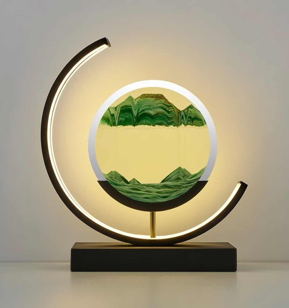 Sand Landscape Desert Ambiance Glow Table Lamp