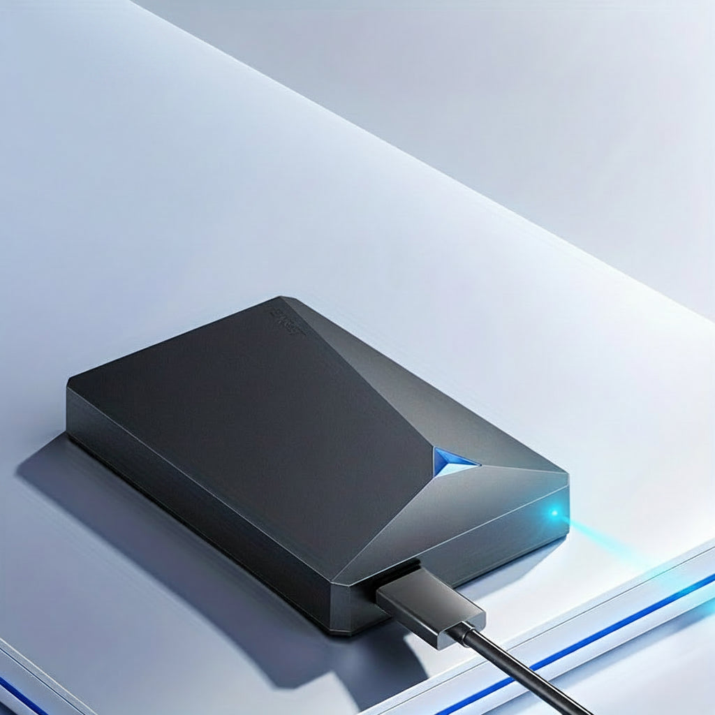 Slim Lightweight Compact Portable External USB SSD Storage Drive
