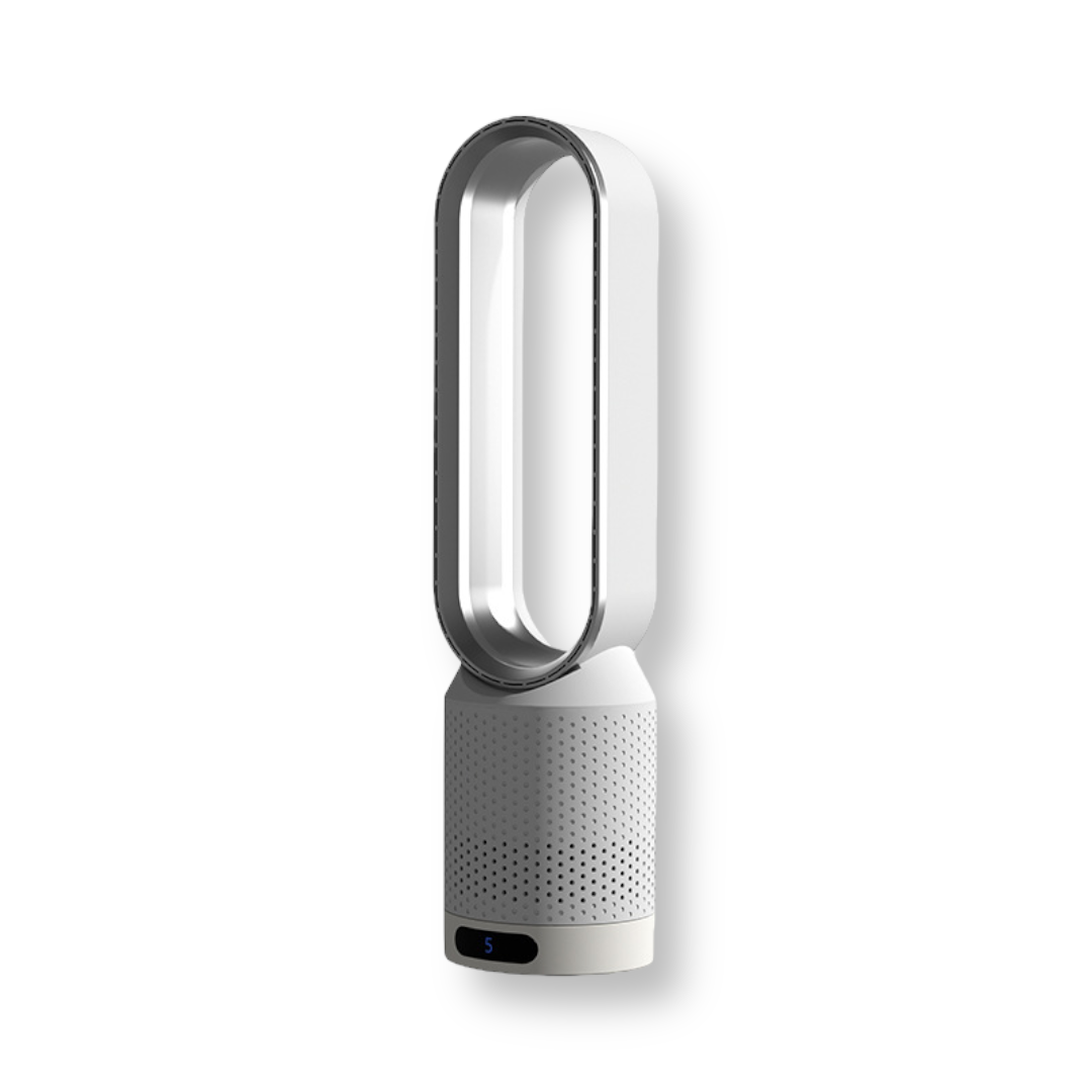 Compact Oscillating Evaporative Air Purifier With Cooling Function