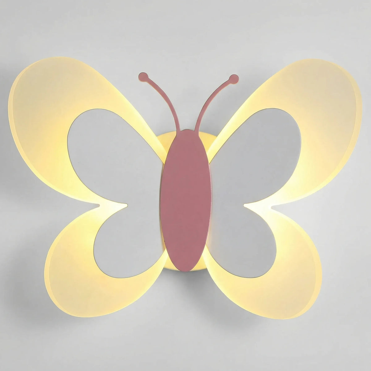 Playful Butterfly Shaped Energy Efficient Warm Glow Wall Light