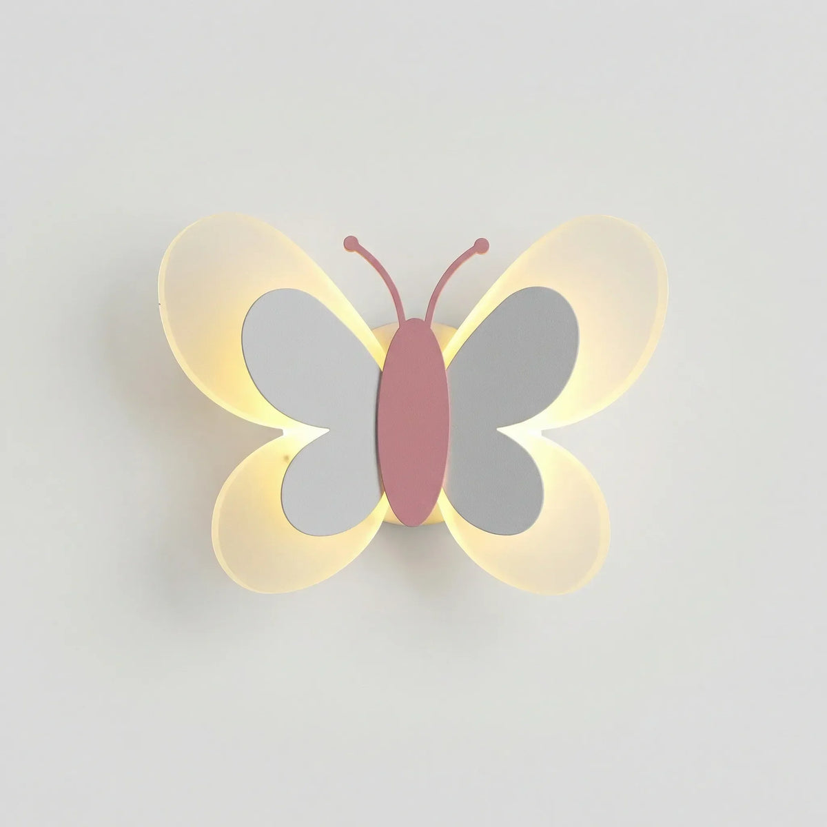 Playful Butterfly Shaped Energy Efficient Warm Glow Wall Light