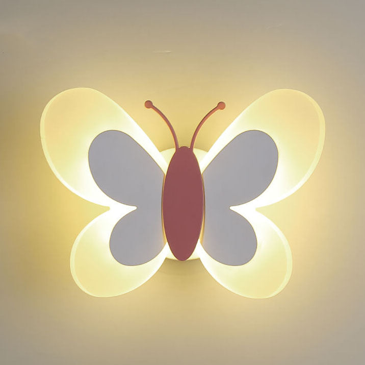 Playful Butterfly Shaped Energy Efficient Warm Glow Wall Light