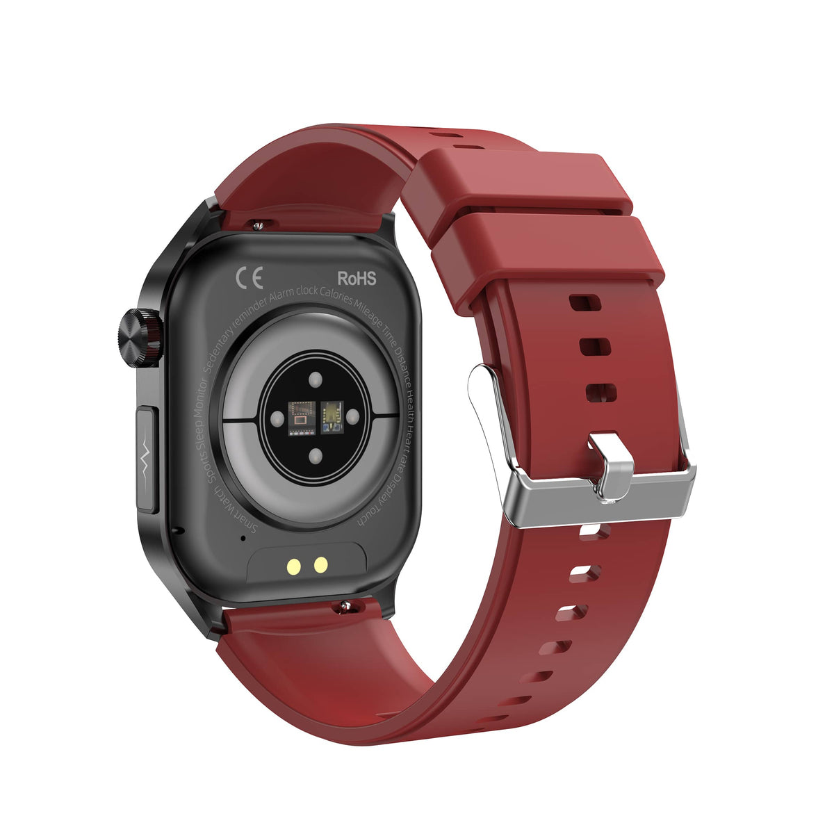 Waterproof Amoled Display Heart Rate Ecg Tracking Smartwatch