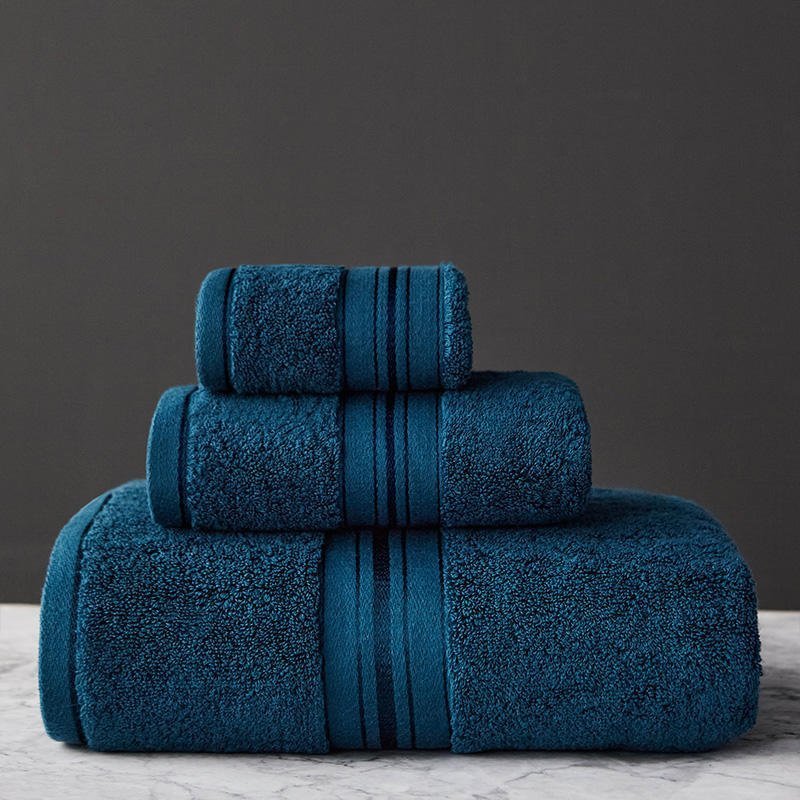 Soft Dense Weave Egyptian Cotton Bath Towel Set