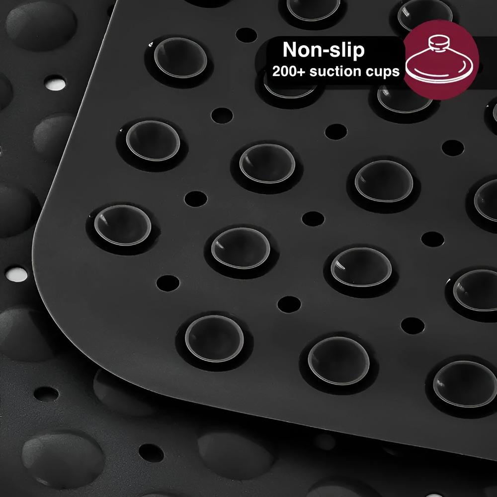 Suction Grip Quick Drain Non-Slip Bath Mat