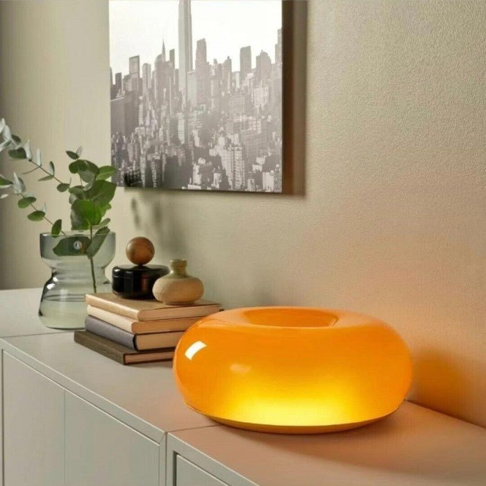 Bauhaus Circular Dimmable Glass Table And Wall Light