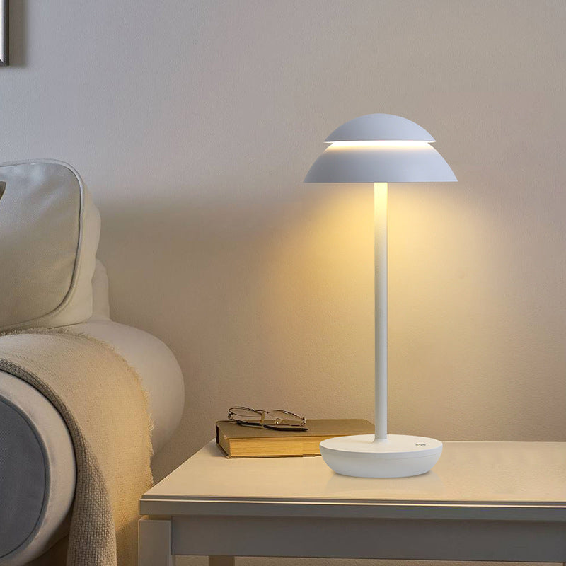 Cordless Portable Plastic Indoor Outdoor Rechargeable Table Lamp